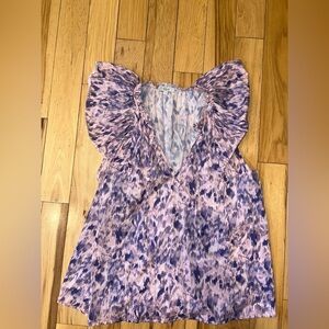 Rails ruffle sleeve  top